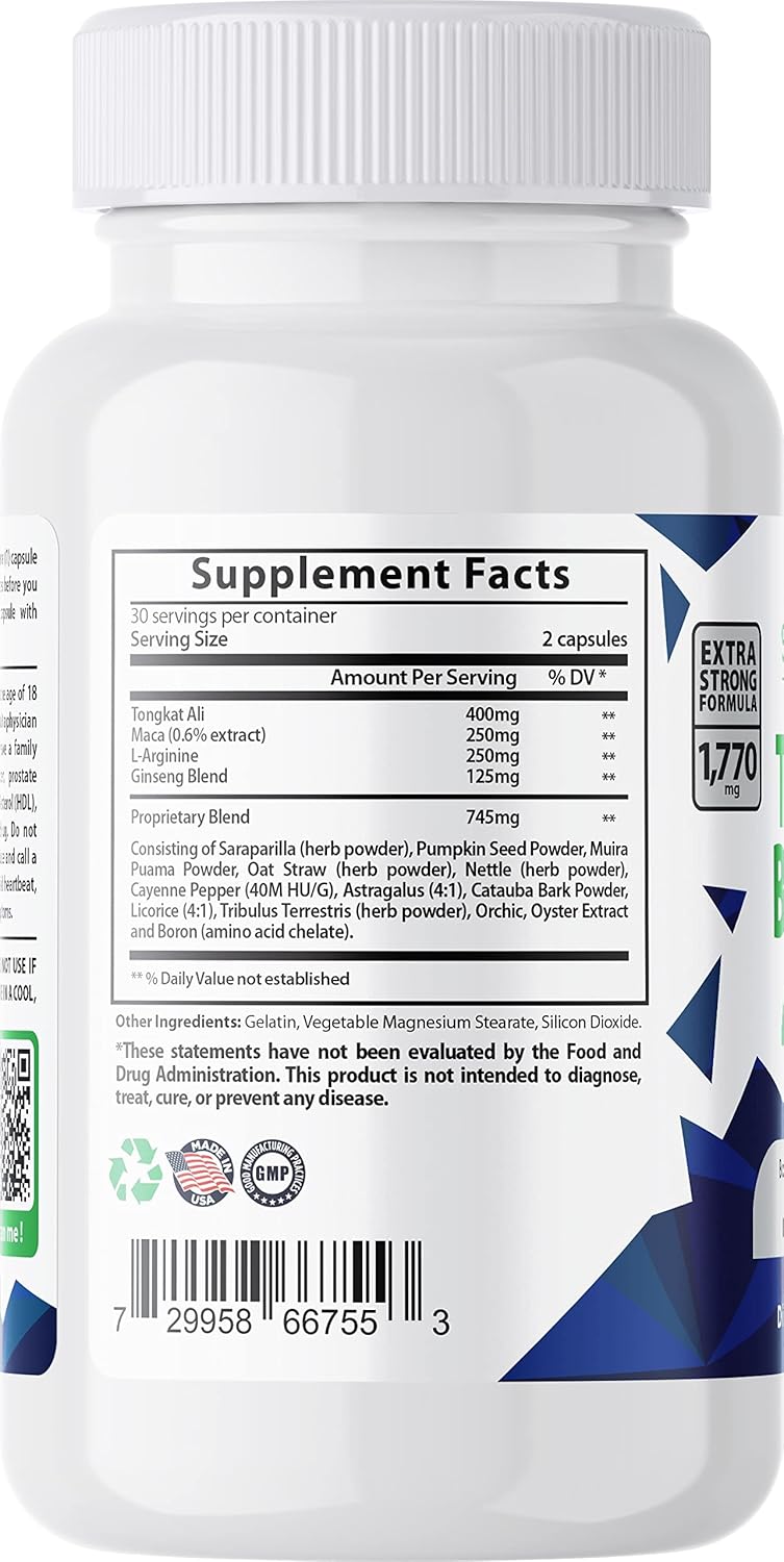 Sundhed Natural Testo Boost Max - Boost Stamina, Energy, and Strength Naturally for Men