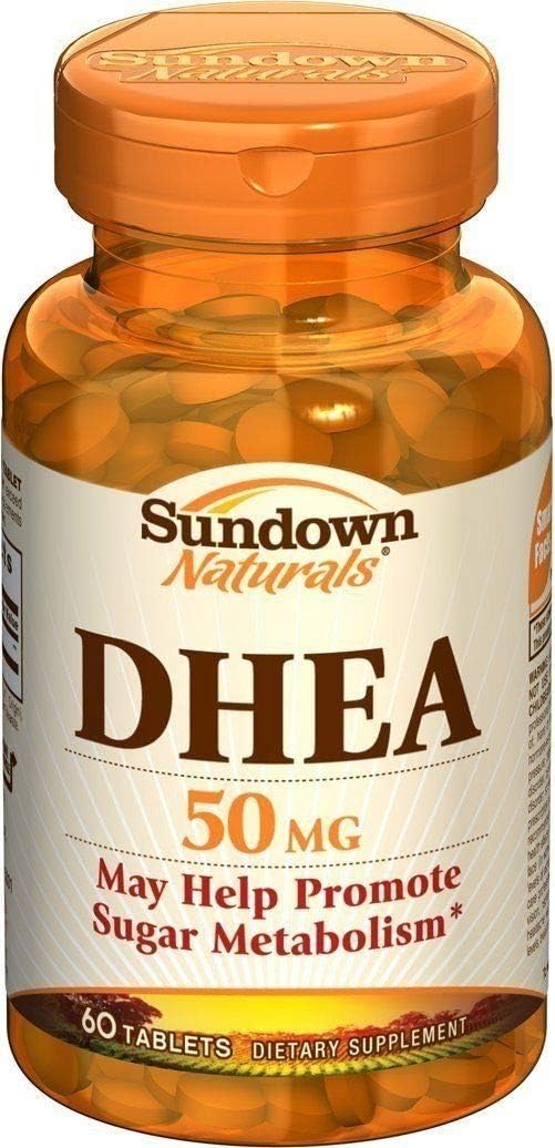 Sundown Naturals DHEA Energy Enhance Tablets - 50mg, 60 Count Bottle