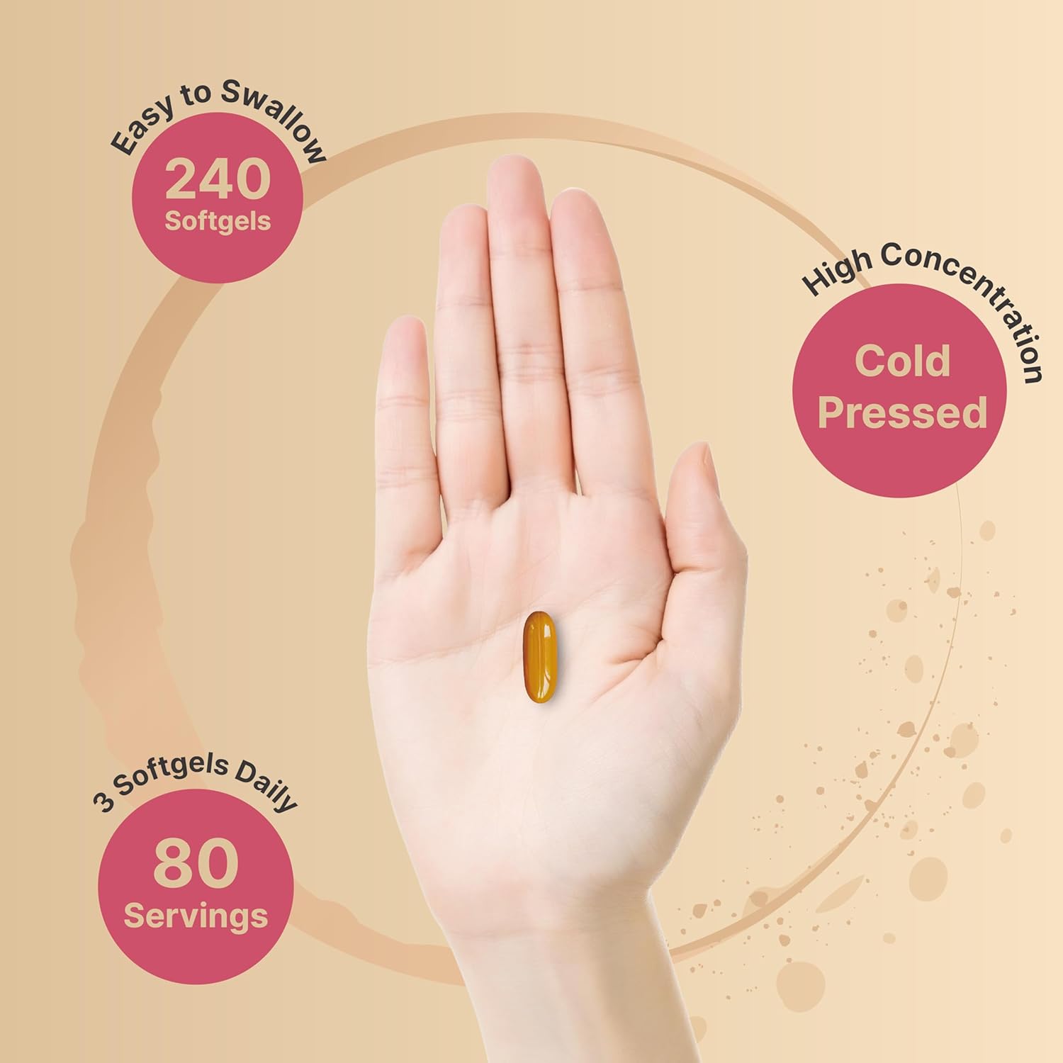 Sunflower Lecithin 240 Softgels 2,400mg - Non-GMO Seed Oil, High in Phosphatidyl Choline - Soy & Gluten Free