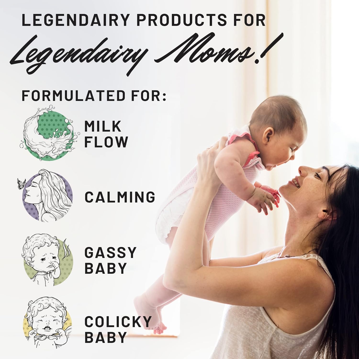 Sunflower Lecithin + Lechita Breastfeeding Supplements for Milk Supply Increase and Clogged Ducts, Lactation Support for Milk Flow and Production Boost