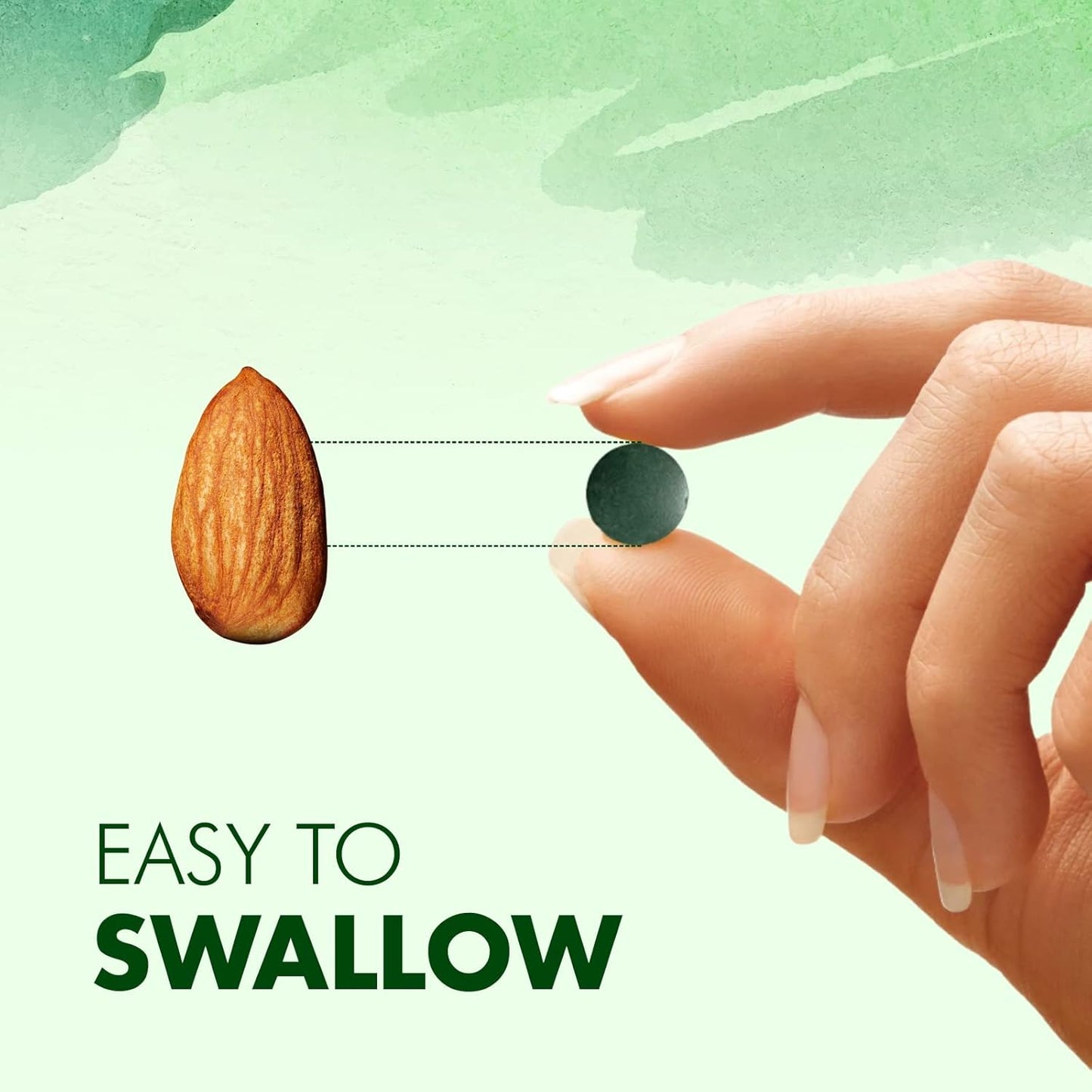 Sunlit Best Green Organics Chlorella Spirulina Tablets - Superfood Supplement with Burst Cell Wall Algae, Chlorophyll & Vegan Protein