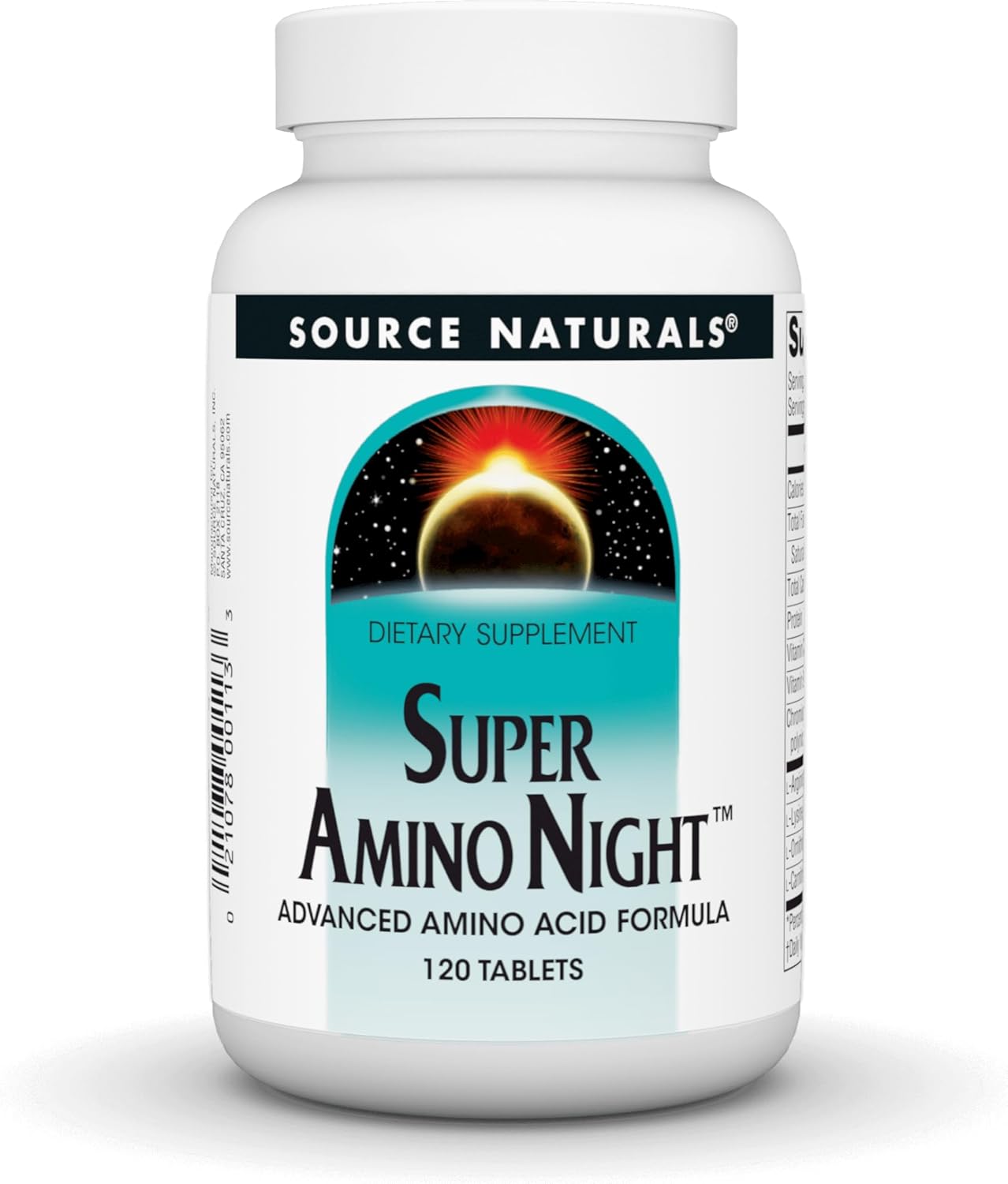 Super Amino Night by Source Naturals - Advanced Amino Acid Formula in 120 Tablets