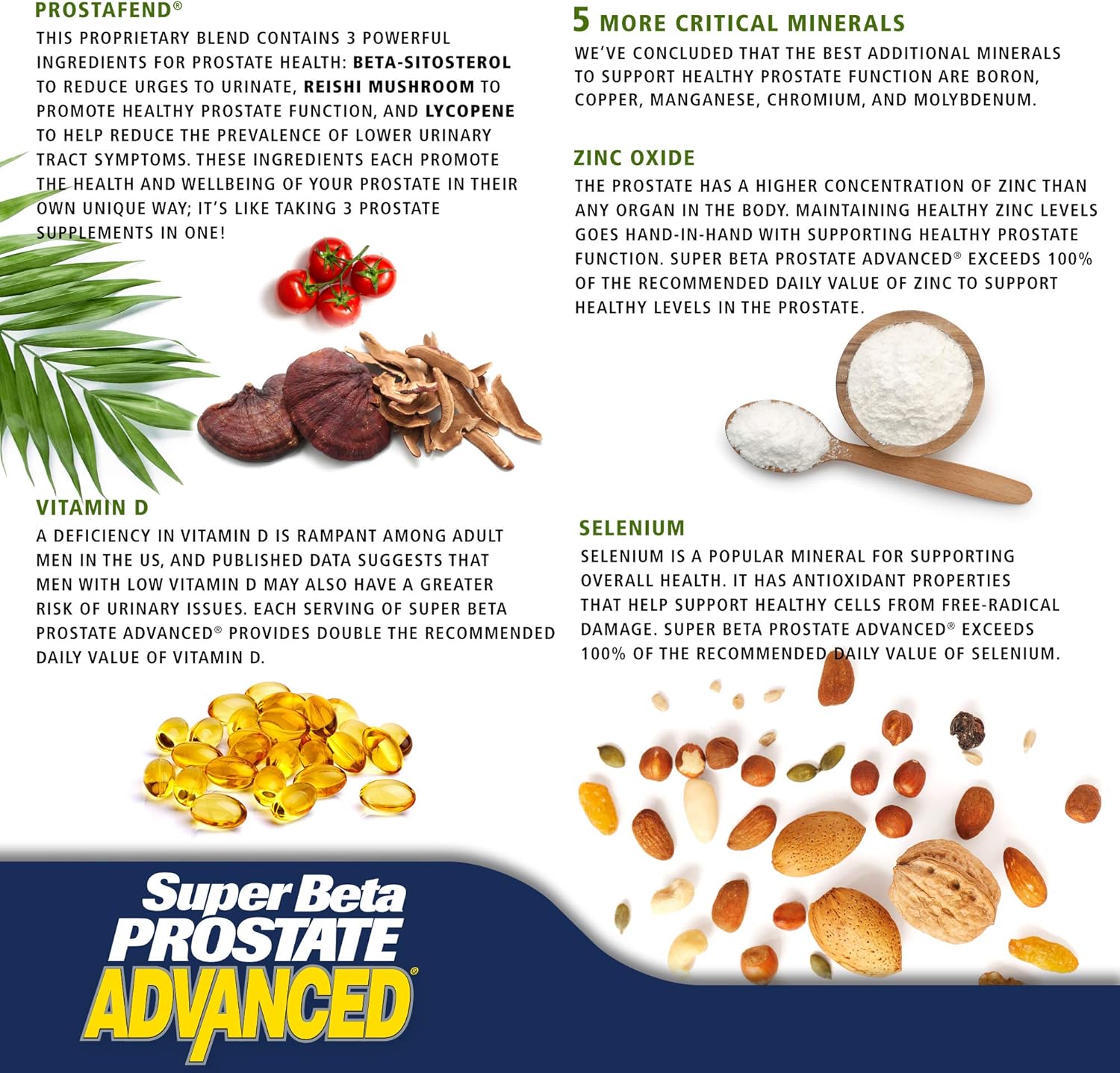 Super Beta Prostate Advanced Chewables - Men's Health Support Supplement (540 Chews, 3-Month Supply)