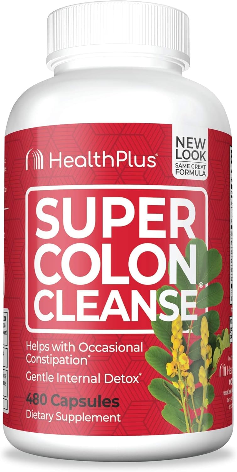 Super Colon Cleanse: 10-Day Detox Cleanse - 480 Count, 12 Cleanses