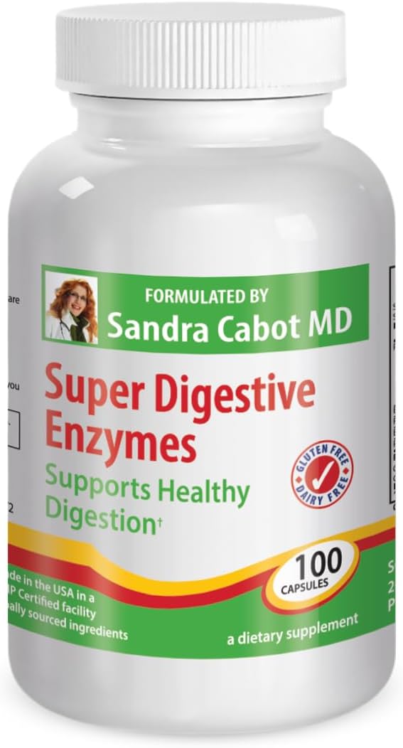 Super Digestive Enzymes Supplement for Better Digestion, Metabolism & Nutrient Absorption, Bloating, Gas, and Constipation Relief by LiverDoctor