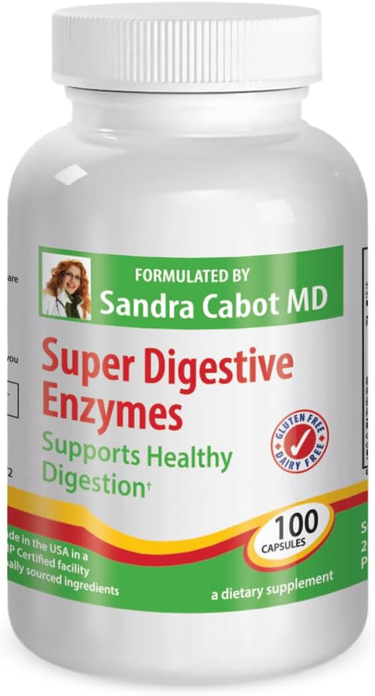 Super Digestive Enzymes Supplement for Better Digestion, Metabolism & Nutrient Absorption, Bloating, Gas, and Constipation Relief by LiverDoctor