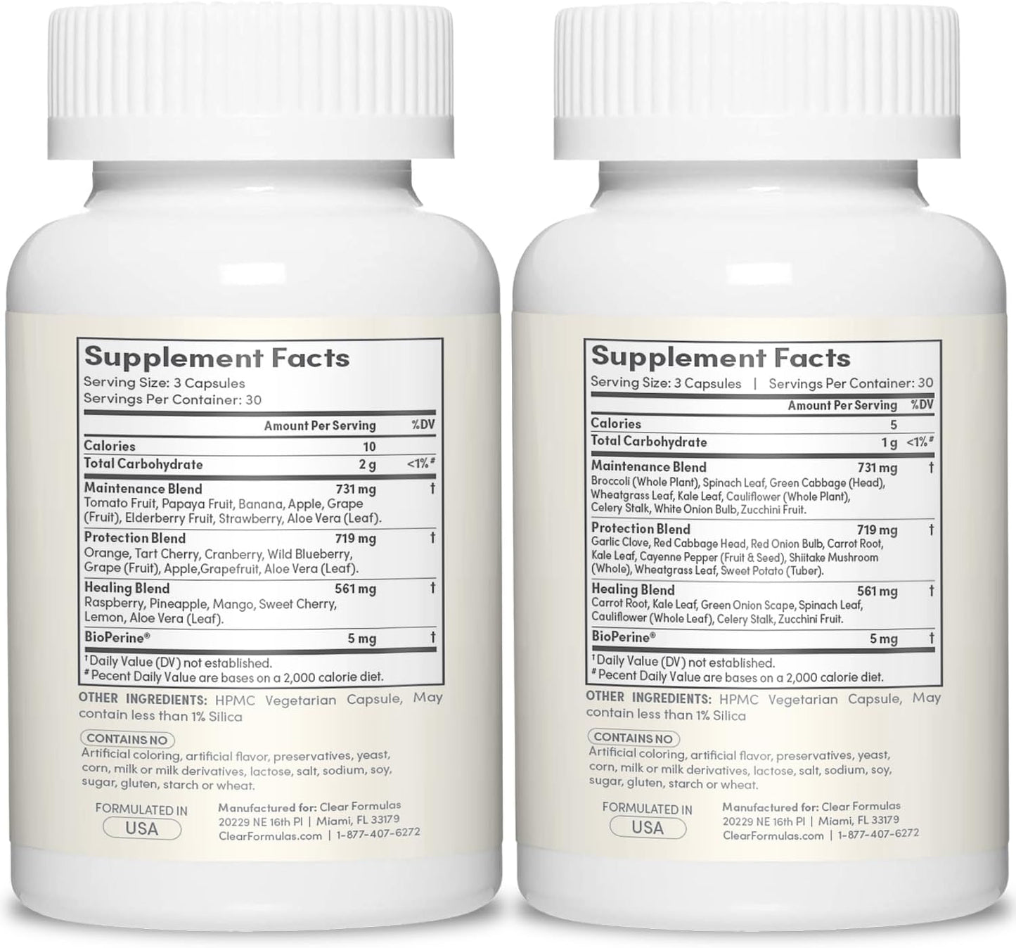 Super Fruits and Vegetables Supplement for Adults - 37 Different Super Foods for Overall Health and Immune Support - Non-GMO and Vegan - 30 Servings