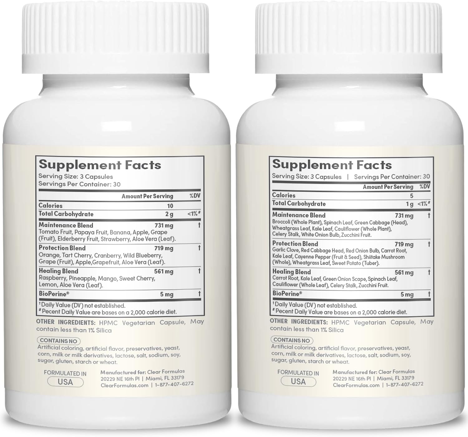 Super Fruits and Vegetables Supplement for Adults - 37 Different Super Foods for Overall Health and Immune Support - Non-GMO and Vegan - 30 Servings