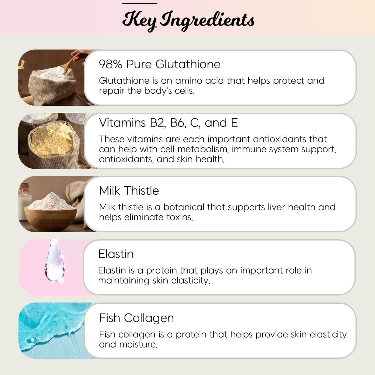 Super Glutathione Max Orally Disintegrating Edible Film for Skin - Fast Absorption, High Vitamin & Hyaluronic Acid Content (30 Sheets)