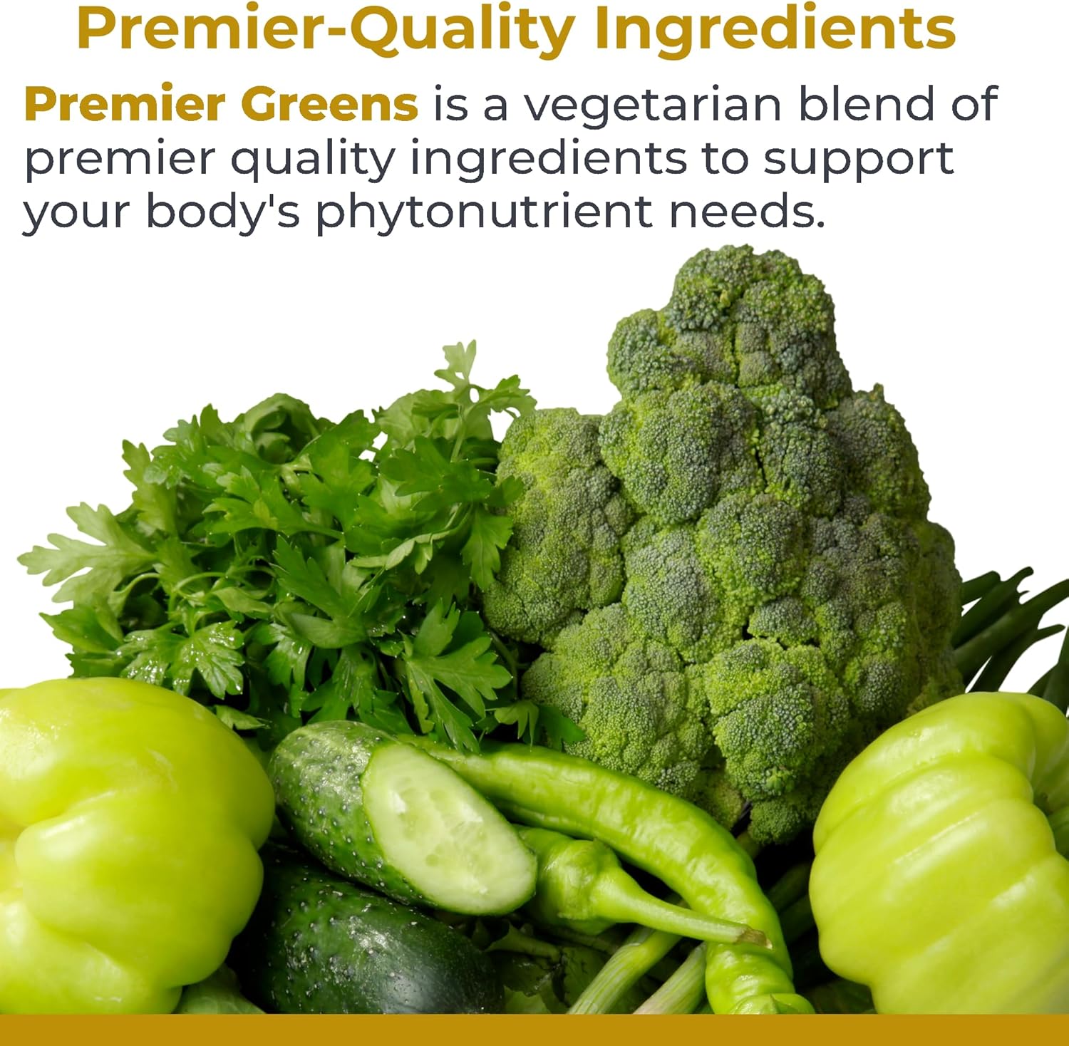 Super Greens Capsules with Kale, Chlorella - 150 Vegetarian Capsules for Wellness - Greens Supplements with Leafy Greens - Premier Research Labs