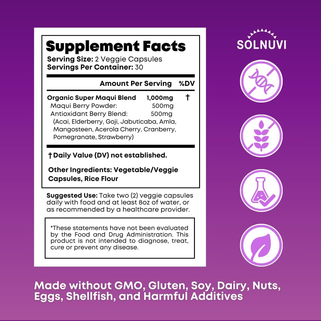 Super Maqui Berry & Greens Bundle - Gut, Immune, Skin, Wellness Support - Non GMO, Gluten Free, Vegan