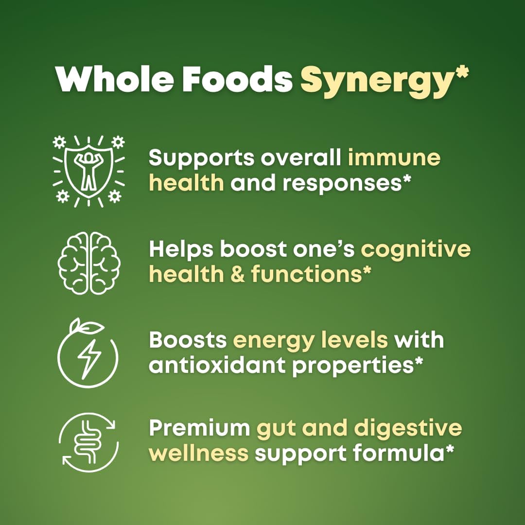 Super Maqui Berry & Greens Bundle - Gut, Immune, Skin, Wellness Support - Non GMO, Gluten Free, Vegan