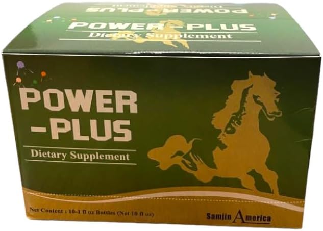 Super Power-Plus Botanical Blend Liquid Supplement - Pack of 10 Bottles, 1 FL OZ Each