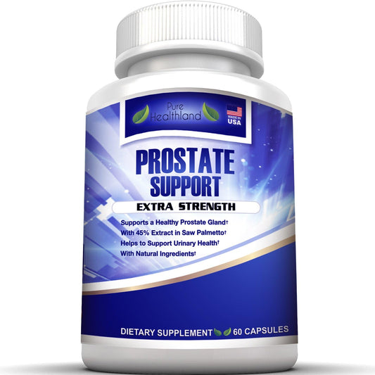 Super Prostate Health Support Pills with 33 Natural Ingredients - Stop Frequent Urination & Improve Urinary Health - Saw Palmetto Extract Formula for Men