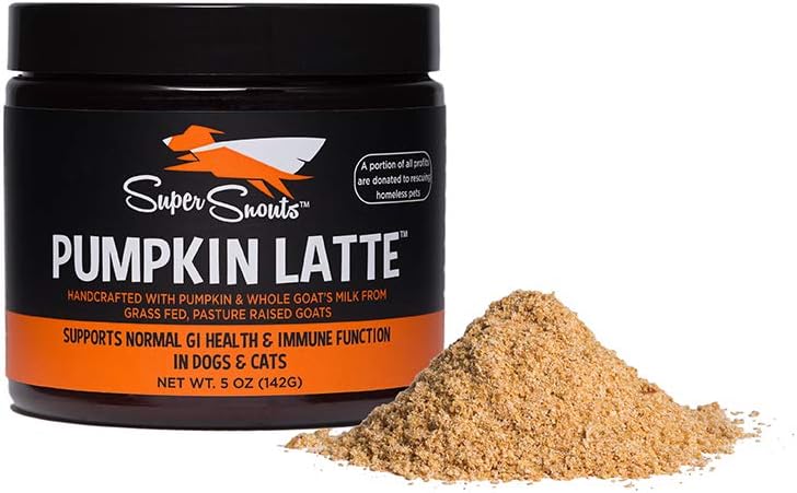 Super Snouts Pumpkin Latte Digestive Supplement for Dogs & Cats - 5 oz - Antibiotic-Free, Supports Gut Health & Stool Regularity