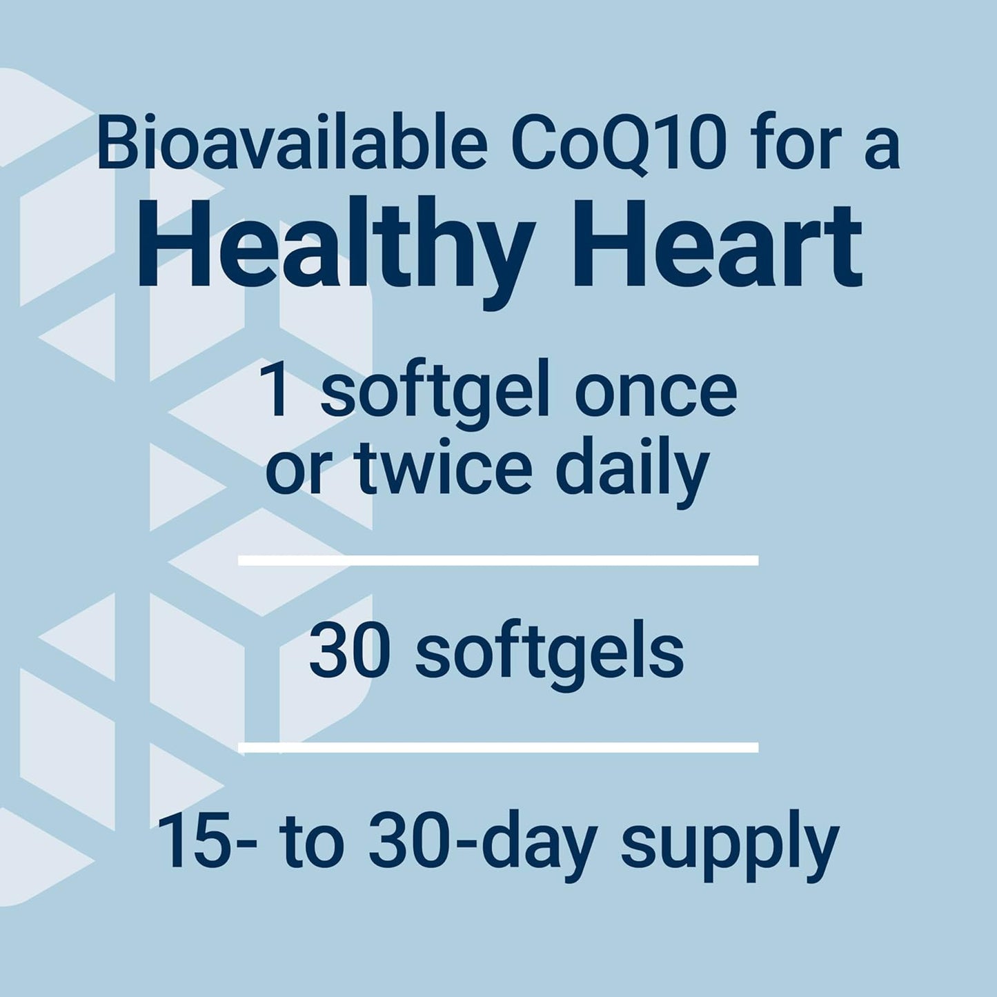 Super Ubiquinol CoQ10 Supplement for Heart Health & Enhanced Mitochondrial Support - 50mg, 30 Softgels, Non-GMO & Gluten-Free