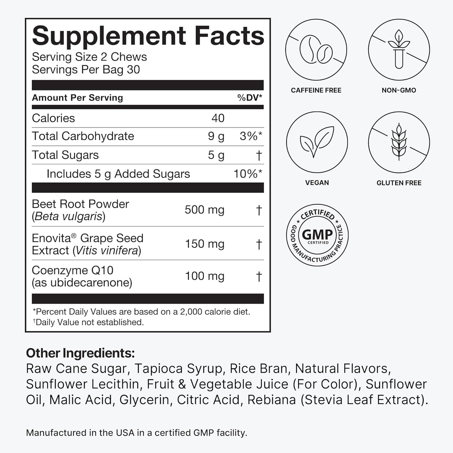 SuperBeets Advanced & Memory + Focus Chews - Boost Brain Health and Cognitive Function with humanN's Innovative Formula
