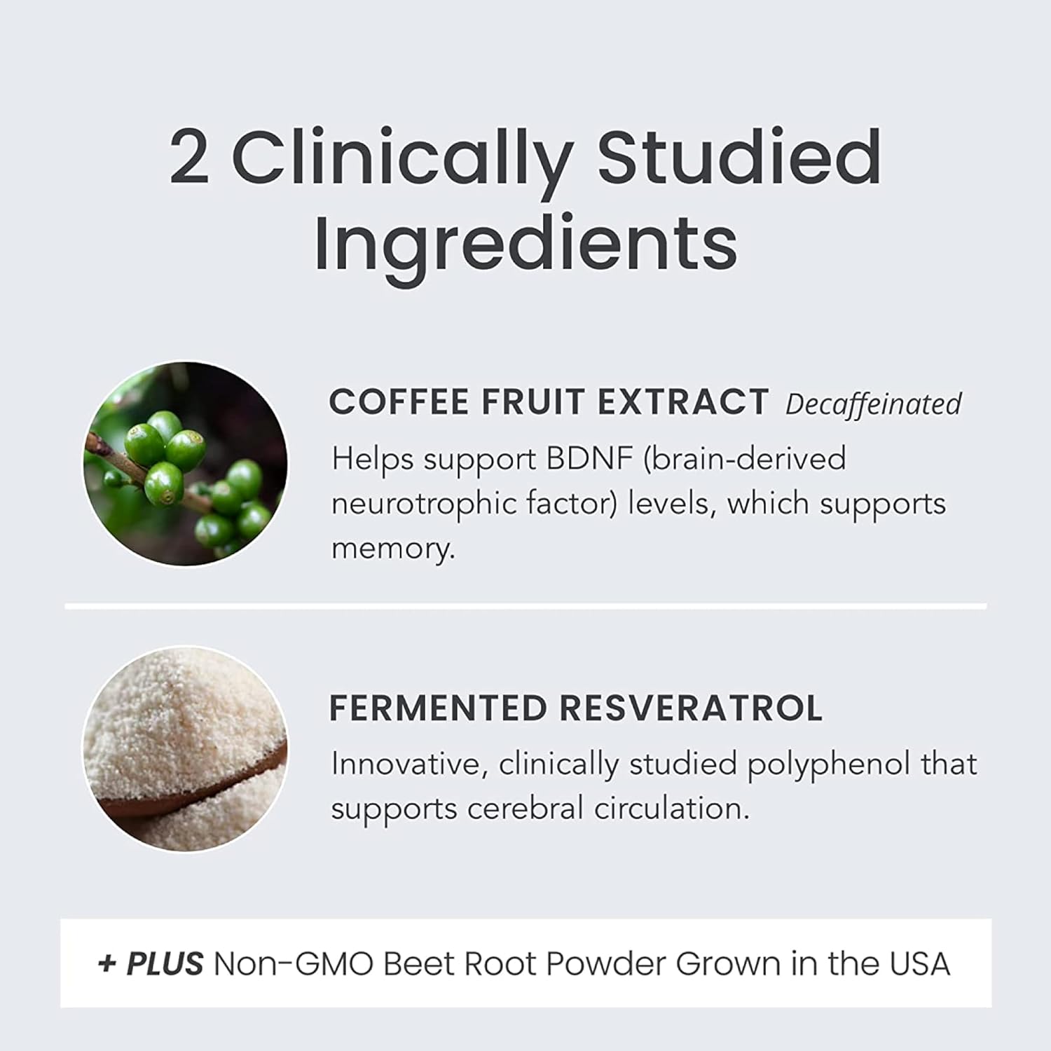 SuperBeets Memory & Focus Brain Supplement Capsules - Enhanced Mental Alertness with Clinically Studied Nootropics and Beet Root Powder - 60 Capsules