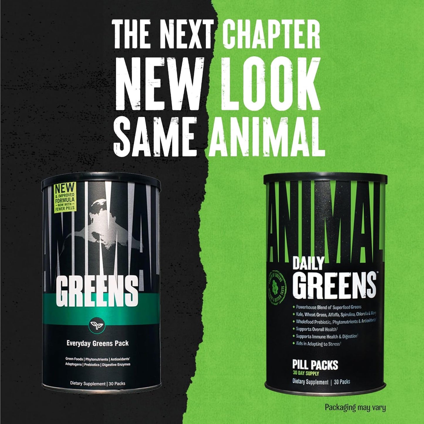 Superfood Animal Greens Pills - Digestive Health & Immunity Boost - Prebiotic & Probiotic Blend - Men & Women - 30 Day Supply