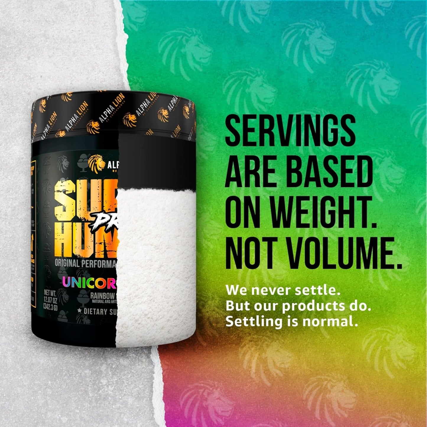 Superhuman Pre Workout Powder with Beta Alanine, L-Taurine, and Caffeine for Energy and Focus - Nitric Oxide and Citrulline for Pump - Unicorn Juice Flavor - 21 Servings