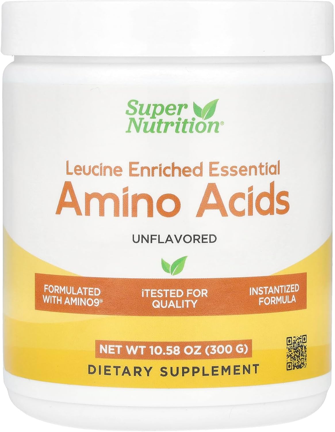 SuperNutrition Leucine Enriched Essential Amino Acids Powder - Unflavored - 10.58 oz (300 g)