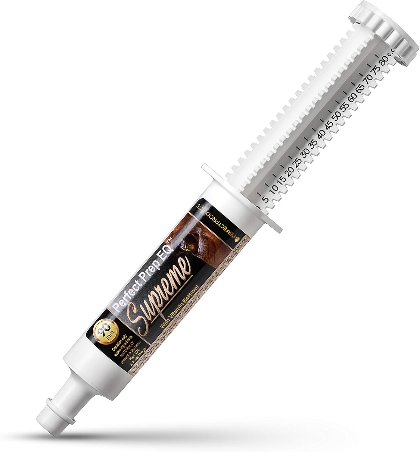 Supreme Horse Calming Paste for Shows, Fast-Acting & Long-Lasting, Safe & Effective, 80cc