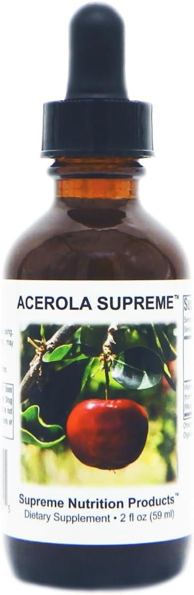 Supreme Nutrition Acerola Tincture - 2 fl oz | 59 Servings - High-Quality Supplement
