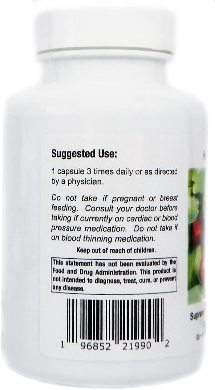 Supreme Nutrition Hawthorn Berry Capsules - 90 Vegetarian Capsules of Pure Hawthorn Berry Formula