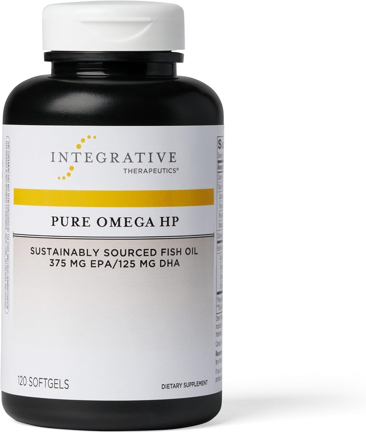 Sustainably Sourced Pure Omega HP Fish Oil Softgels with EPA and DHA - 575 mg Omega 3 - 120 Count