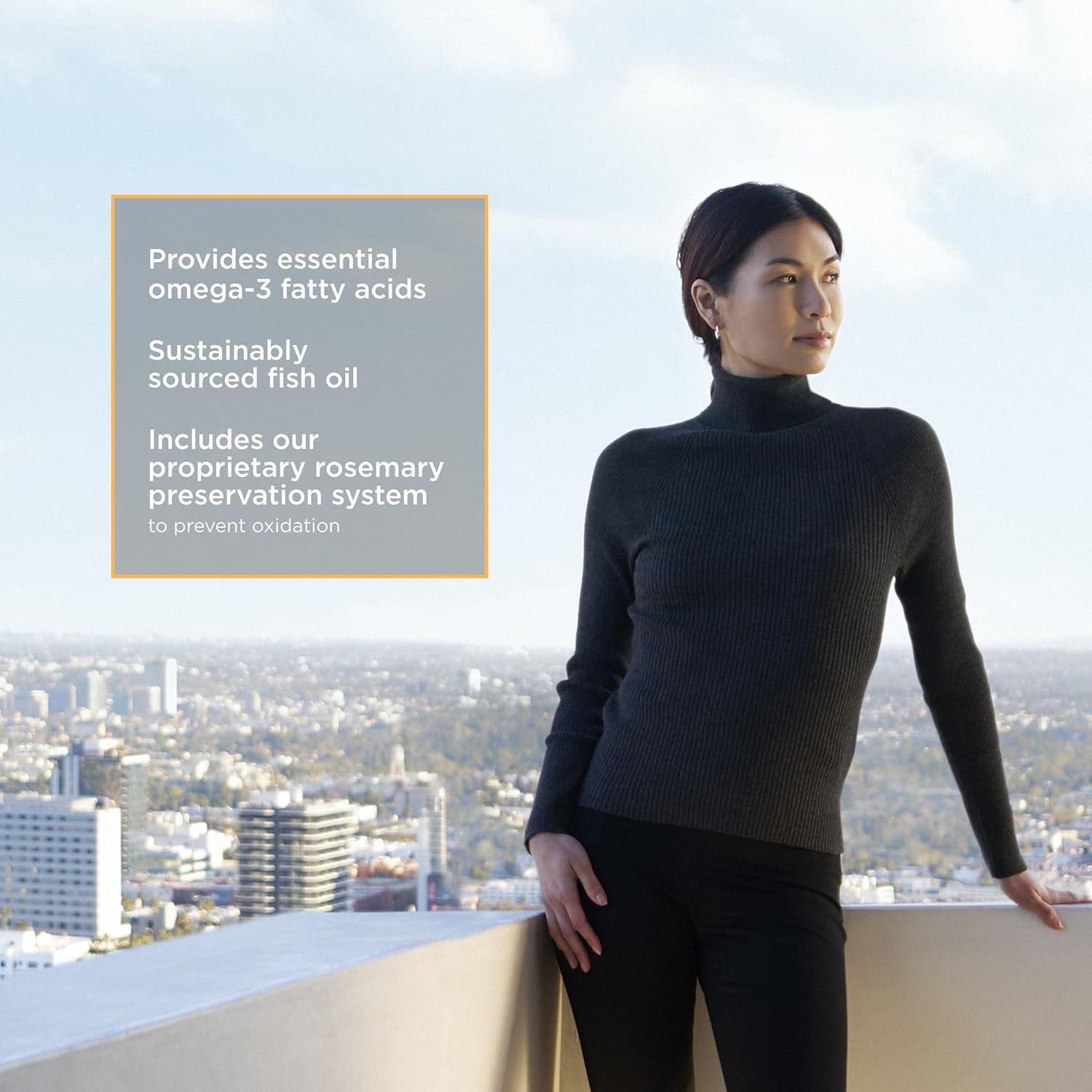 Sustainably Sourced Pure Omega HP Fish Oil Softgels with EPA and DHA - 575 mg Omega 3 - 120 Count