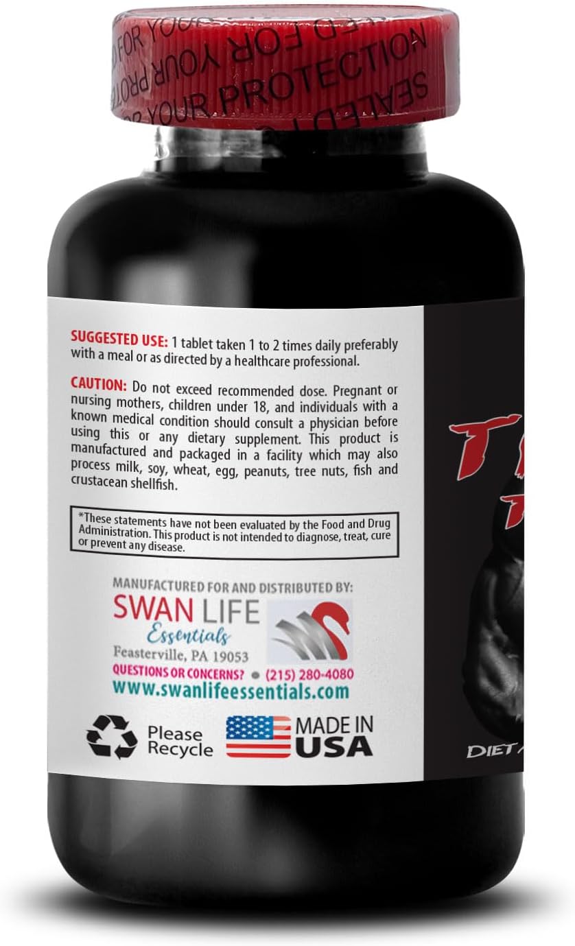 SWAN LIFE ESSENTIALS Tribulus Terrestris Extract Stamina Support Formula - Plant-Powered Energy and Physical Boost - 90 Tablets