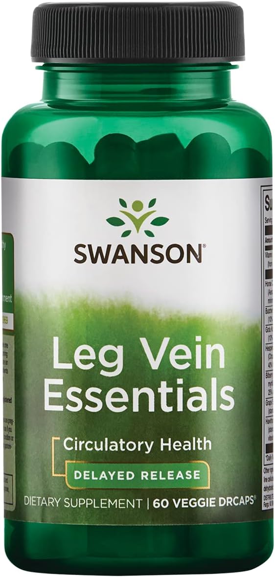 Swanson Leg Vein Essentials Delayed Release Capsules - 60 Count
