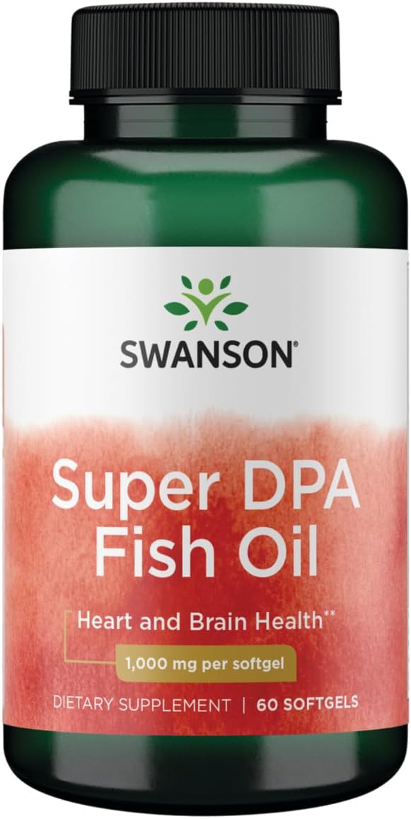 Swanson Super DPA Fish Oil Softgels - 60 Count Bottle