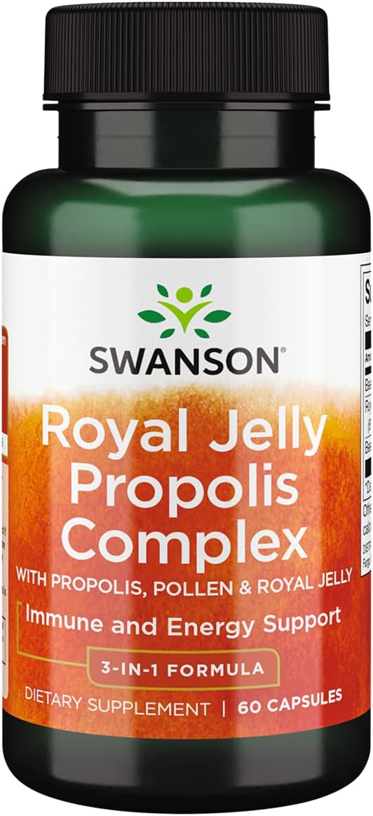 Swanson Ultra Royal Jelly Propolis Complex Capsules - 60 Count