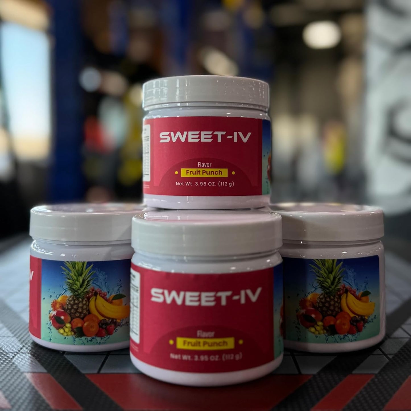 Sweet Cre Sweet IV Electrolyte Powder - Fruit Punch Flavored Drink Mix with Magnesium and Copper - 40 Servings for Sports Enthusiasts and Athletes