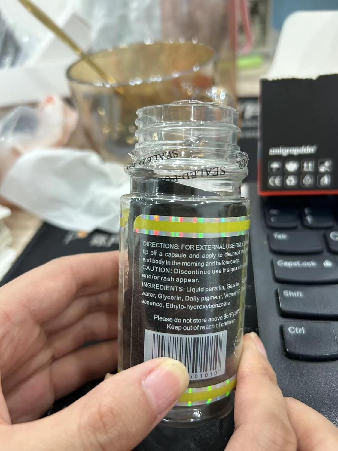 SWIMYAR Capsules with Vitamin E for Skin Care - Eliminates Wrinkles and Spots - 100% Natural