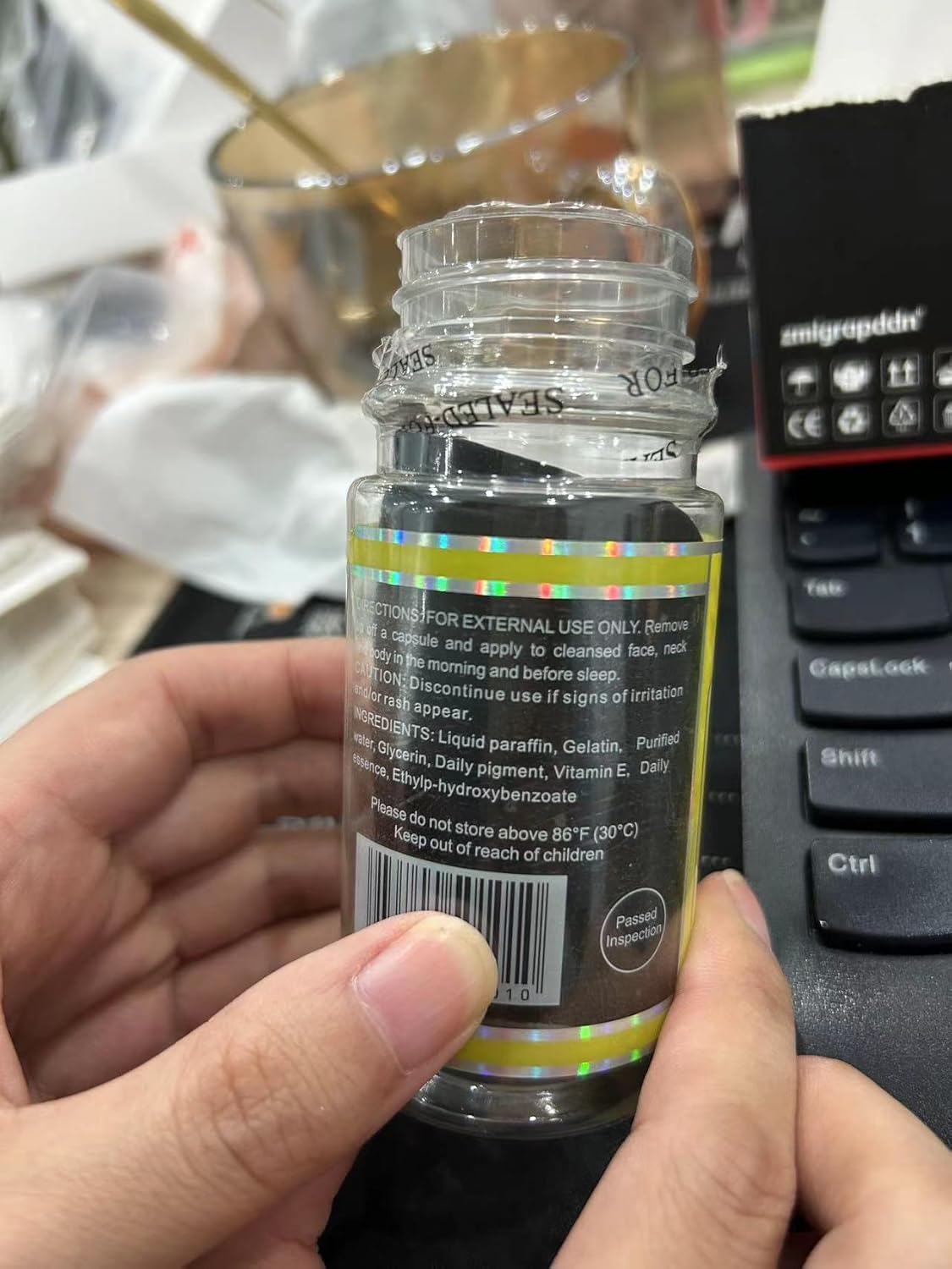 SWIMYAR Capsules with Vitamin E for Skin Care - Eliminates Wrinkles and Spots - 100% Natural