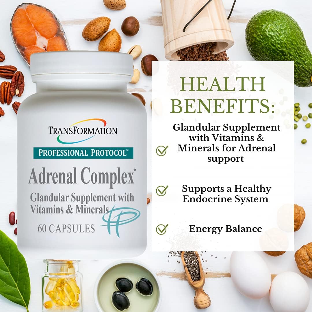 Synergistic Adrenal Complex - Support Healthy Endocrine System - 60 Capsules
