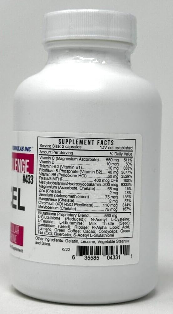 Systemic Formulas #433 GCEL - Advanced Cellular Health Support Supplement