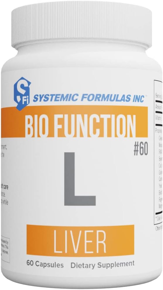 Systemic Formulas L - Liver Support Capsules for Gall Bladder & Bio Function #60