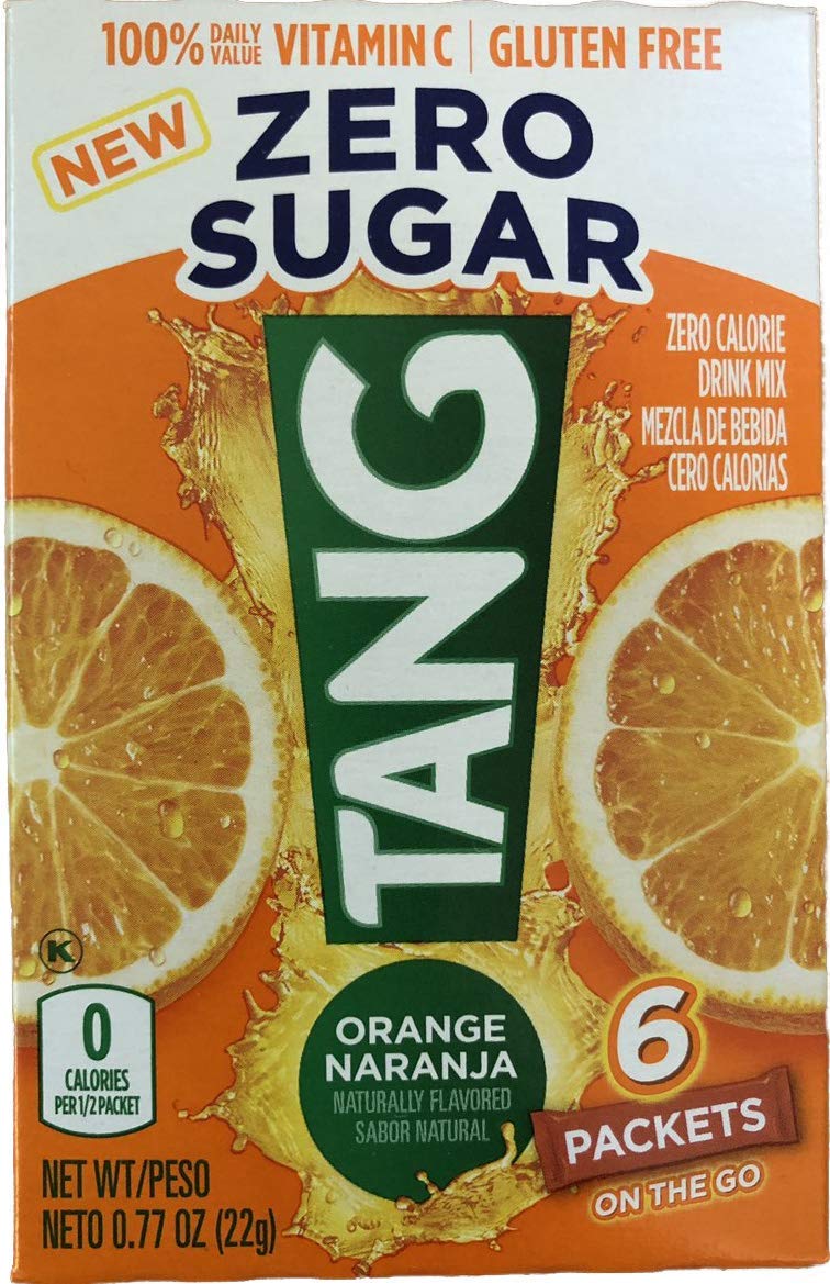 Tang Orange Naranja Vitamin C Drink Mix, 24 Packets, Easy Open on the Go