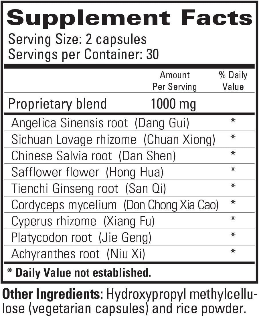 Tango FemmePhase Menopause Support Formula - Natural Herbal Supplement for Hot Flashes, Cramps, Fatigue, Night Sweats, Mood Changes - 60 Capsules