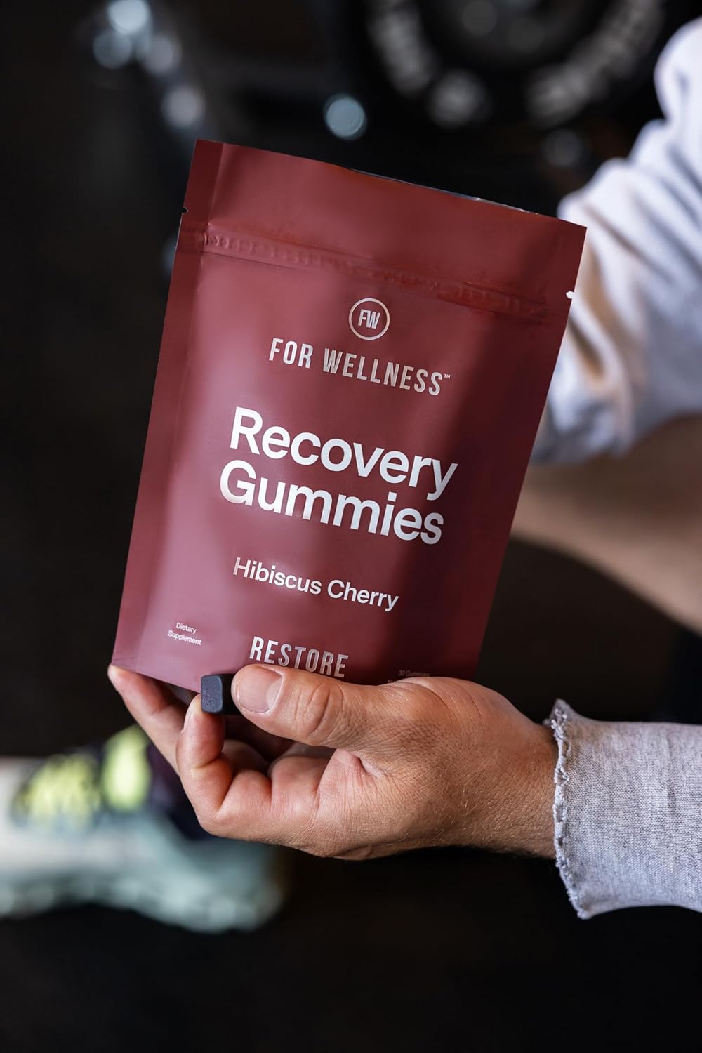 Tart Cherry Hibiscus Gummies for Muscle Recovery with Antioxidants & Electrolytes - Vegan and Non-GMO Formula Boosts Energy and Fights Inflammation