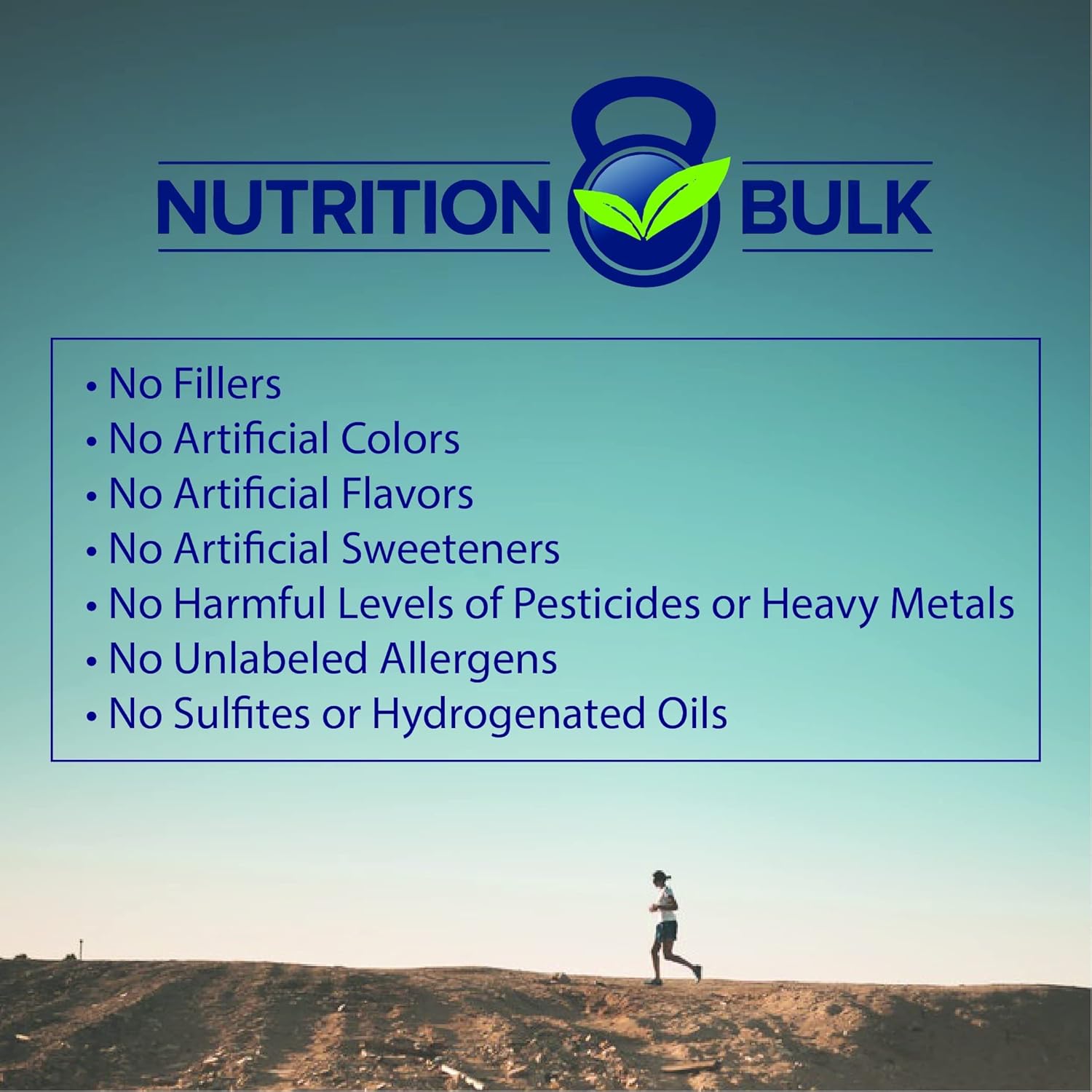 Taurine Powder for Energy, Focus, Brain Health | Non-GMO, Vegan, Gluten-Free | 16 oz - NutritionBulk.com