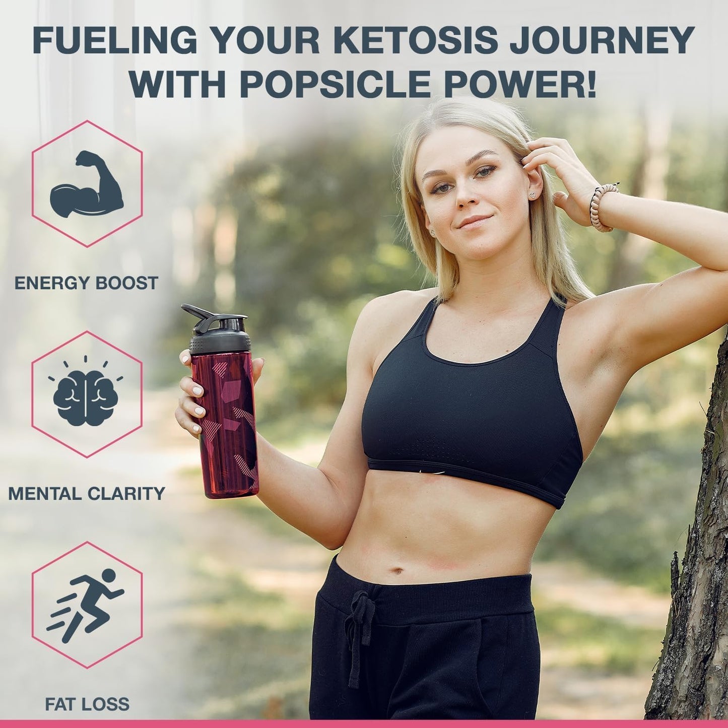 TeamKeto Exogenous Ketones Powder - Raspberry Lemonade Flavor | Gluten & Dairy Free BHB Salts for Energy Boost & Mental Performance - 436g Pre-Workout Supplement