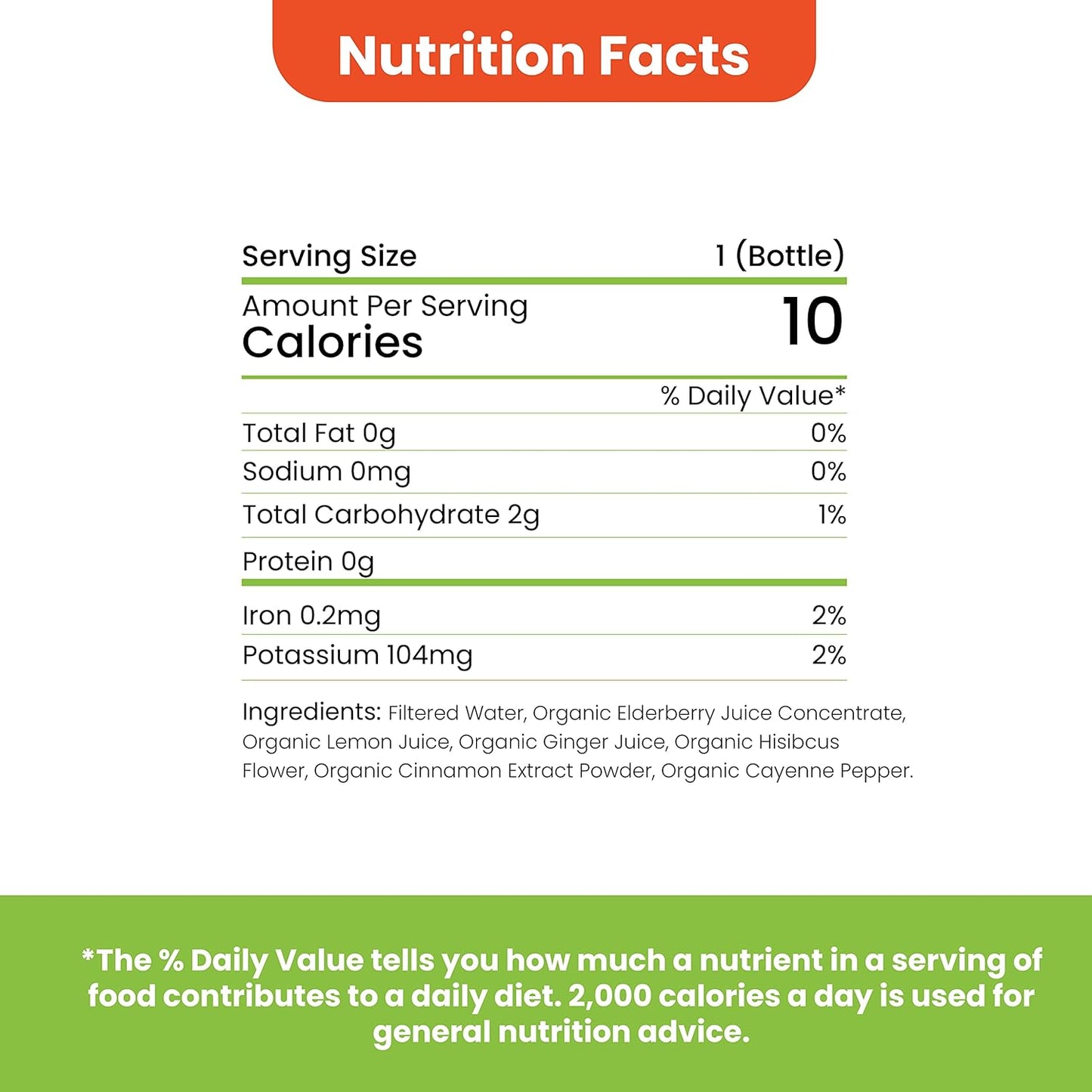 TEAONIC My Immunity Mojo Herbal Supplement: Elderberry, Hibiscus, Ginger Juice Shots, USDA Organic, Vegan, Gluten-Free - 12 Pack, 2 Fl. Oz Each