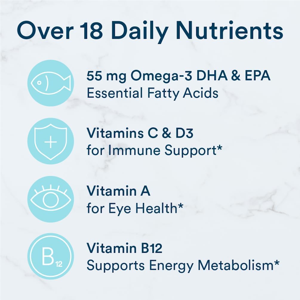 Teen Guy Multivitamin Gummies with Omega 3 Fish Oil, Vitamin D3, B12, B6, A, K, Zinc, Biotin - 120 Count