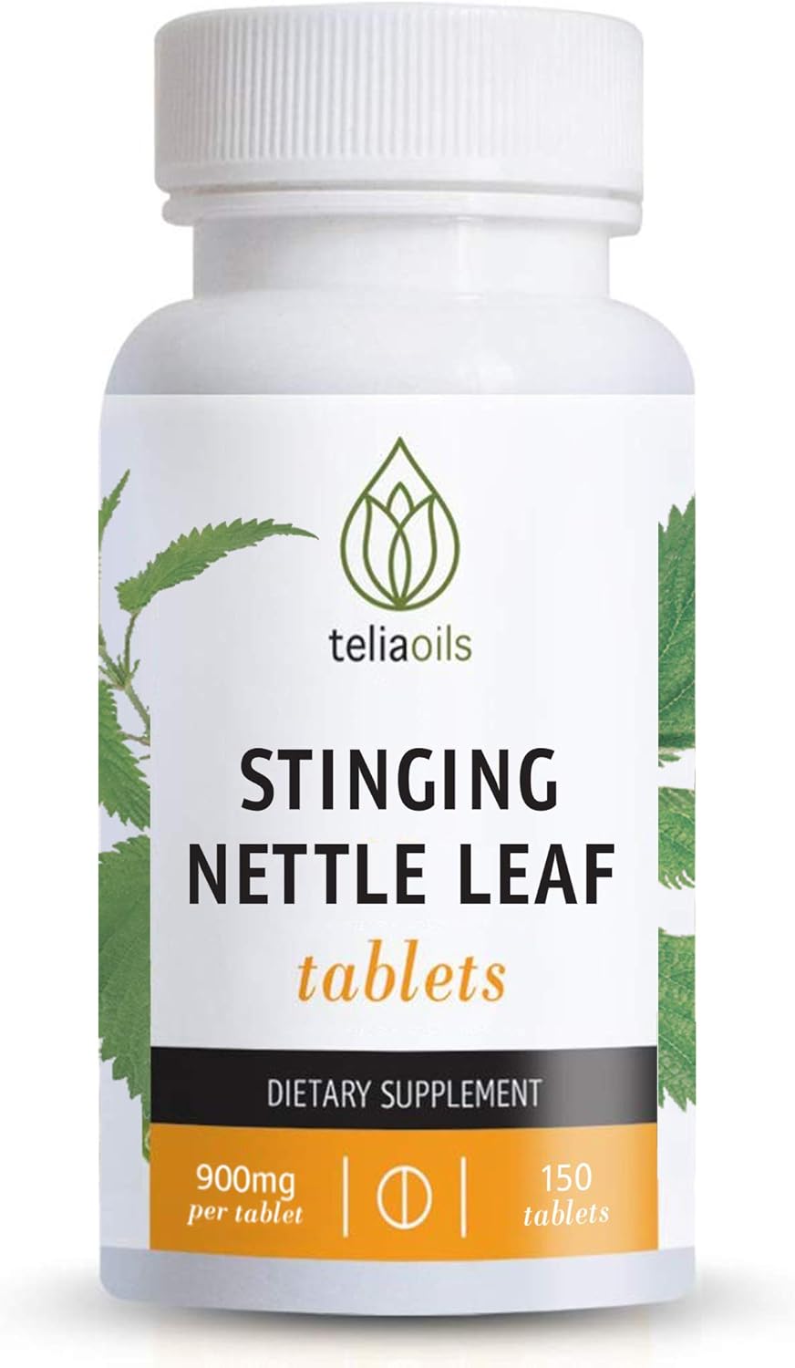 Teliaoils Stinging Nettle Leaf Capsules - 150 Count | 900mg Wild Harvest Nettle Extract | Natural Supplement for Respiratory Health & Histamine Levels