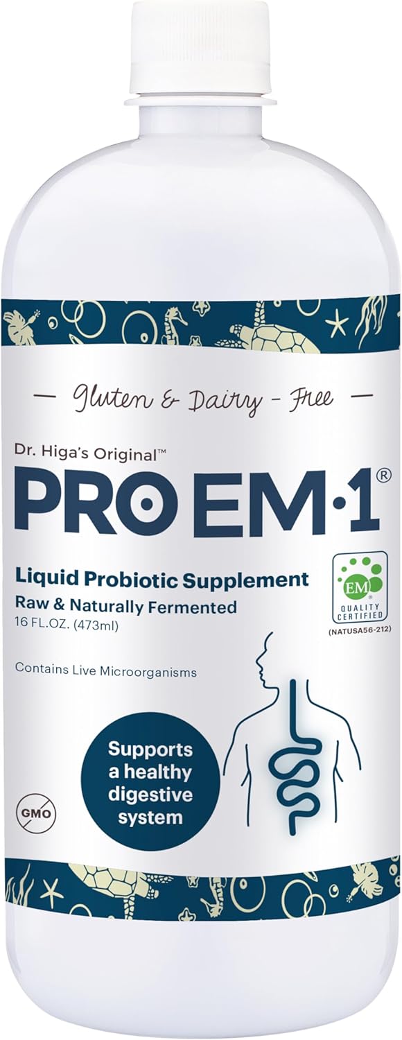TeraGanix Organic Liquid Probiotic: 30 Day Supply for Gut Health, Immune Function, and Digestion - Dr. Formulated for Adults & Kids - 6 Mil CFU/ml - 16 fl oz