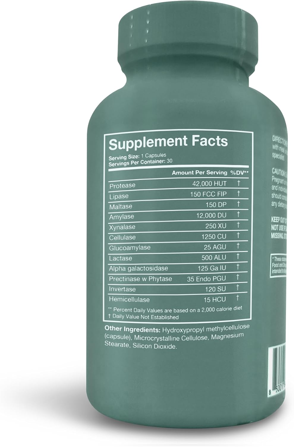 Terra Health Essentials Digestive Catalyst | Support for IBS Symptoms | Enzyme Blend (1 Bottle, 60 Capsules)